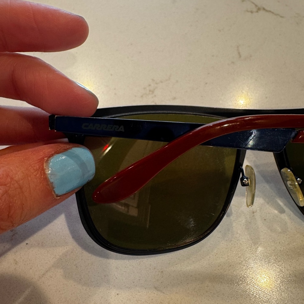 Carrera Navy Sunglasses with Orange Lenses - Picture 6 of 6